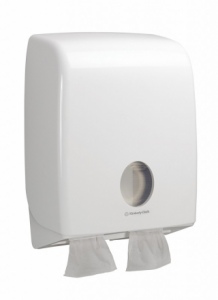 Диспенсер для туалетной бумаги в пачках Aquarius белый, 32×15×41 см